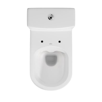 Cersanit K35-035 - Inodoro de suelo con asiento CITY cerámica/blanco
