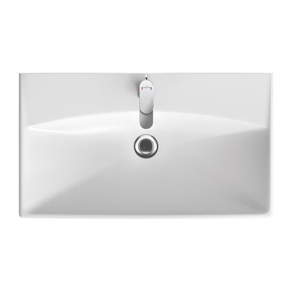 Cersanit K35-061 - Lavabo encastrado CITY 45,5x80,5 cm cerámica/blanco brillante