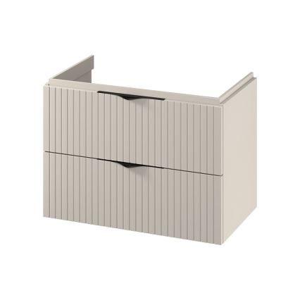 Cersanit S1015-003 - Mueble de baño suspendido para lavabo TIRSO 80x55x45 cm beige