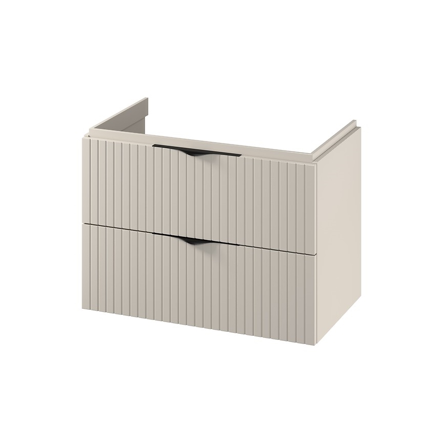 Cersanit S1015-003 - Mueble de baño suspendido para lavabo TIRSO 80x55x45 cm beige