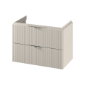 Cersanit S1015-003 - Mueble de baño suspendido para lavabo TIRSO 80x55x45 cm beige