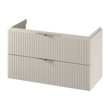 Cersanit S1015-013 - Mueble de baño suspendido para lavabo TIRSO 100x55x45 cm beige