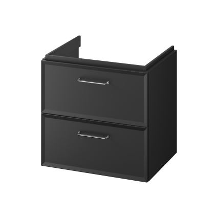 Cersanit S1021-002 - Mueble de baño suspendido bajo lavabo MILLE 60x45 cm negro