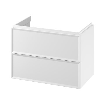 Cersanit S1021-004 - Mueble de baño suspendido para lavabo MILLE 80x55x45 cm blanco