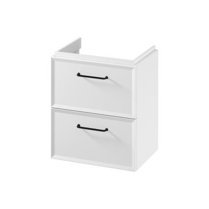 Cersanit S1021-005 - Mueble bajo lavabo suspendido MILLE SLIM 50x35 cm blanco