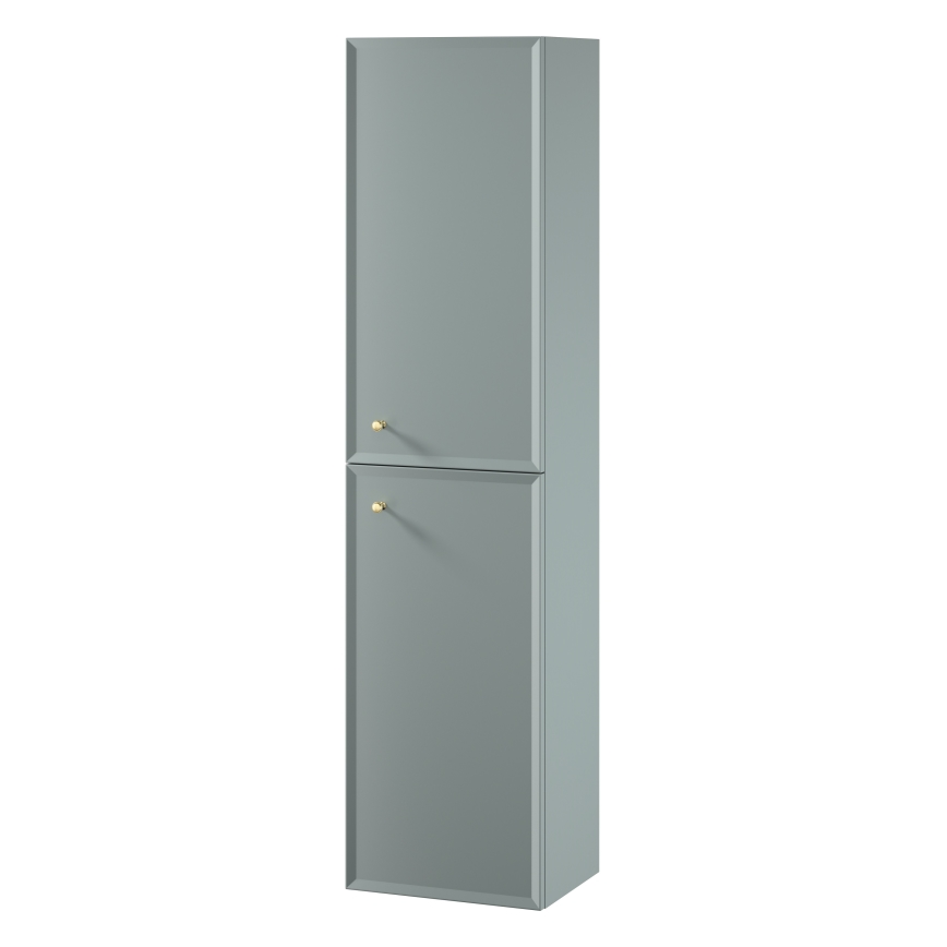 Cersanit S1021-012 - Mueble de baño suspendido MILLE 40x160x30 cm verde menta