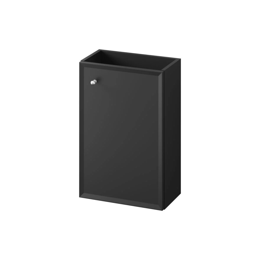 Cersanit S1022-003 - Mueble de baño suspendido bajo lavabo MILLE 40×22 cm, negro