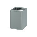 Cersanit S1022-010 - Mueble de baño suspendido con cesta para la colada MILLE 40x55x45 cm verde menta