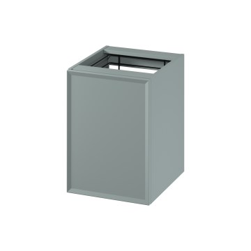 Cersanit S1022-010 - Mueble de baño suspendido con cesta para la colada MILLE 40x55x45 cm verde menta