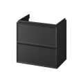 Cersanit S590-100 - Mueble de baño colgante para lavabo MILLE SLIM 60x38 cm negro