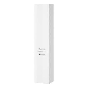 Cersanit S598-043-DSM - Mueble de baño suspendido NIKO 140x30 cm blanco lacado brillante