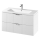 Cersanit S801-542 - Mueble de baño suspendido con lavabo TIRSO, 100 x 60 x 45 cm, blanco