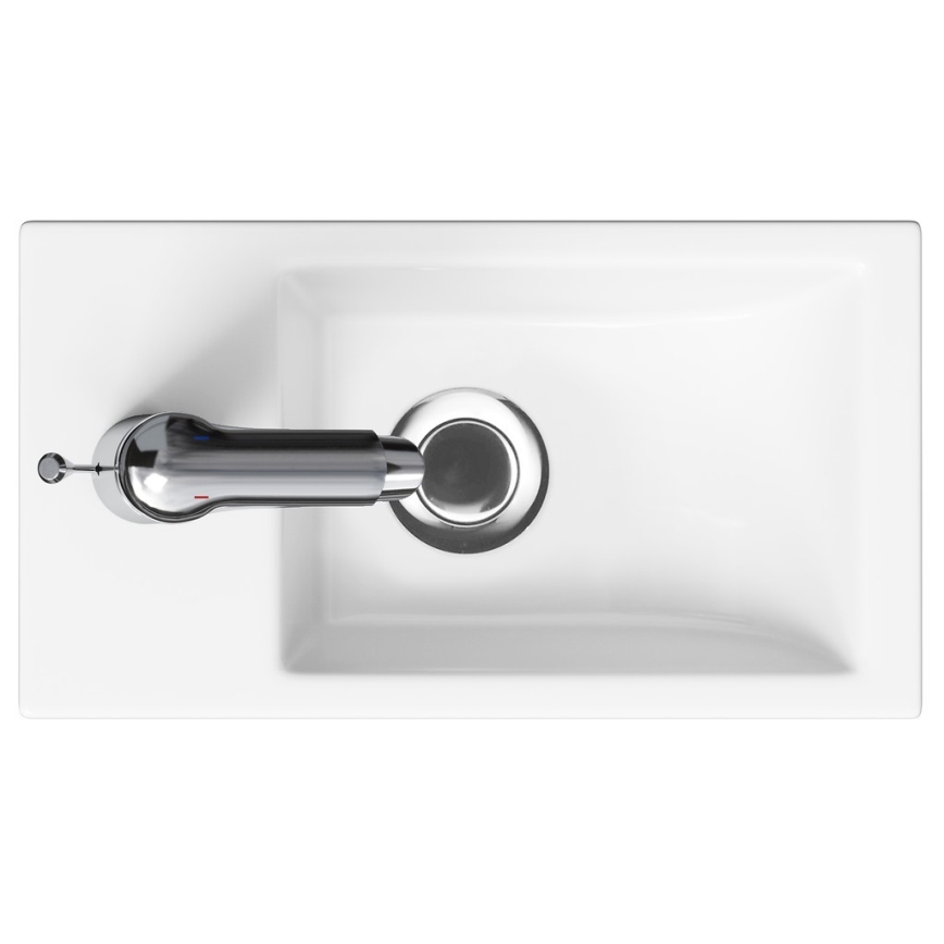 Cersanit S801-570 - Mueble de baño suspendido con lavabo MILLE 40x22 cm color menta