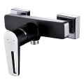 Cersanit S951-034 - Grifo de ducha MILLE negro/cromo brillante