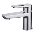 Cersanit S951-045 - Grifo de lavabo MILLE 13,4 cm cromo brillante + desagüe