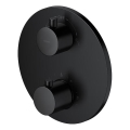 Cersanit S951-567 - Grifo de ducha termostático para instalación empotrada ZEN negro