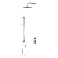 Cersanit S952-008 - Juego de ducha con grifo empotrado CREA cromo brillante