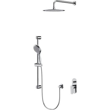 Cersanit S952-011 - Juego de ducha con grifo empotrado MODUO cromo brillante