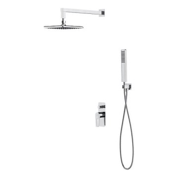 Cersanit S952-012 - Juego de ducha con grifo empotrado MILLE cromo brillante