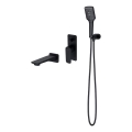 Cersanit S952-044 - Juego de bañera con grifo empotrado LARGA negro