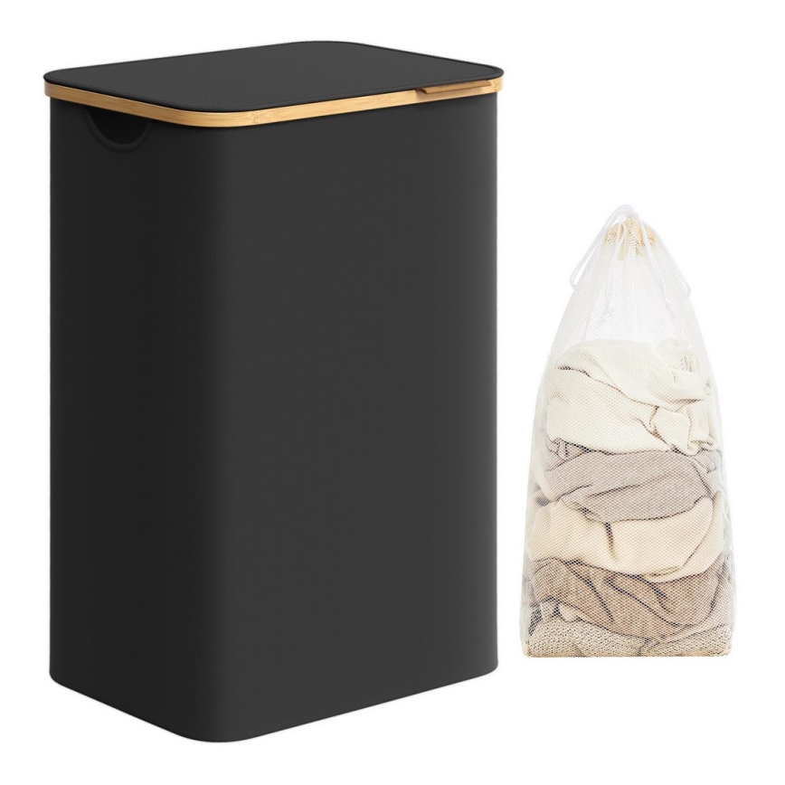 Cesto para ropa TATE negro