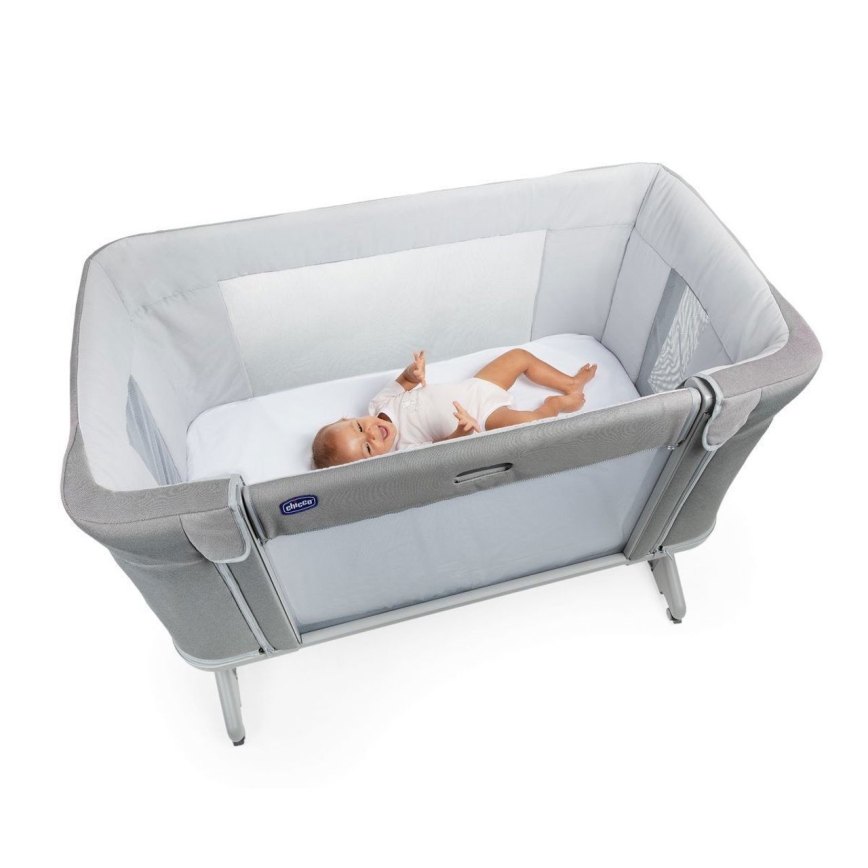 Chicco - Cuna para bebé 3en1 3v1 NEXT2ME FOREVER gris oscuro