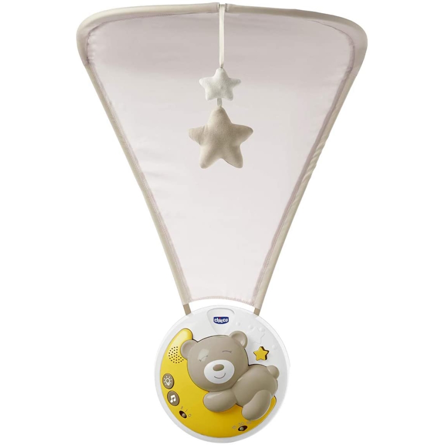 Chicco - Proyector de cuna con melodía 3en1 NEXT2MOON 3xAA gris