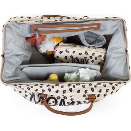 Childhome - Bolso cambiador MOMMY BAG leopardo