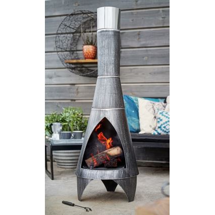 Chimenea de jardín COLORADO 125 cm