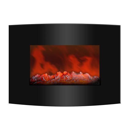 Chimenea eléctrica LED con calefacción LED/2000W/230V + mando a distancia