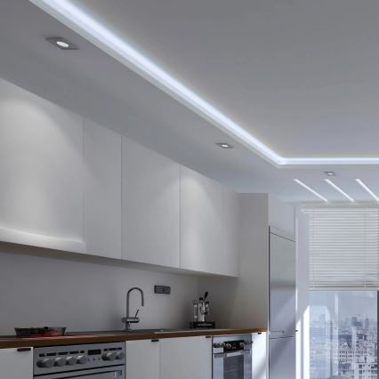 Cinta LED baño 5m 28W/12V IP65 6500K