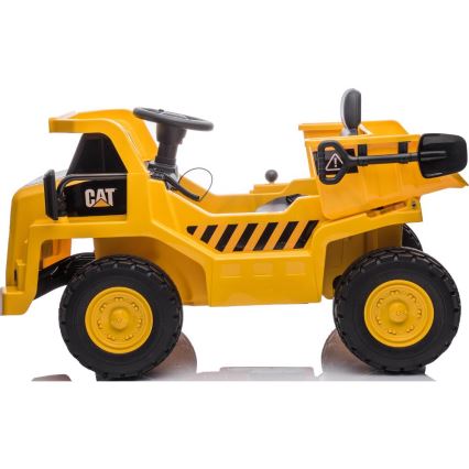 Coche eléctrico cargador CAT 60W/4500 mAh amarillo/negro
