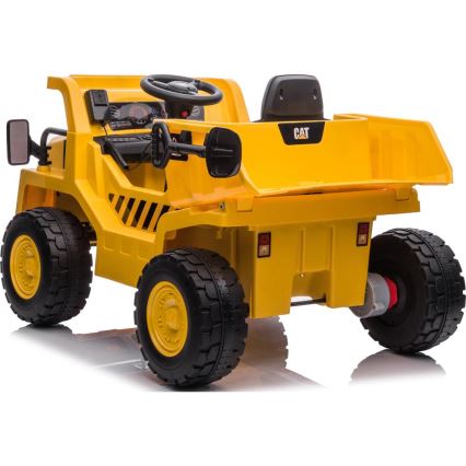 Coche eléctrico cargador CAT 60W/4500 mAh amarillo/negro