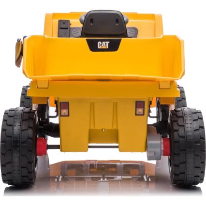 Coche eléctrico cargador CAT 60W/4500 mAh amarillo/negro