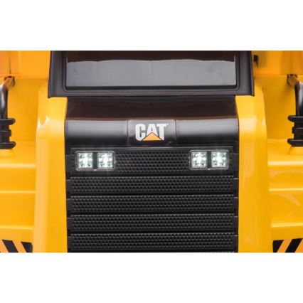 Coche eléctrico cargador CAT 60W/4500 mAh amarillo/negro