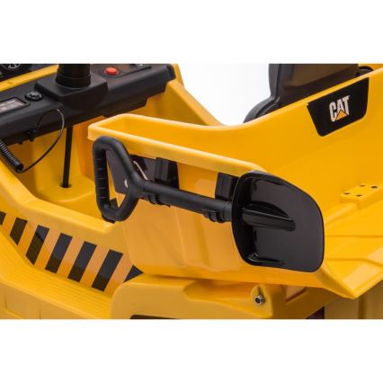 Coche eléctrico cargador CAT 60W/4500 mAh amarillo/negro