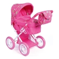 Cochecito para muñecas rosa