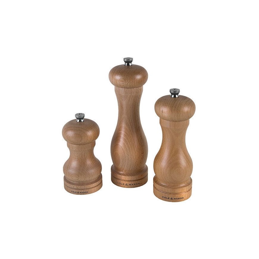 Cole&Mason - Molinillo de pimienta CAPSTAN HAYA haya 16,5 cm
