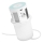 Columna de enchufes para tablero de mesa con carga inalámbrica 4x 230 V + 2x USB-A + 2x USB-C blanca