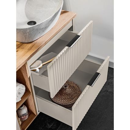 COMAD ADEL CASHMERE 82-80-2S - Mueble de baño bajo lavabo ADEL 57x80,2 cm, beige
