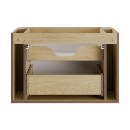 COMAD OVALIA CREMONA 82-80-46-2S - Mueble bajo lavabo OVALIA 52x80 cm, roble Cremona