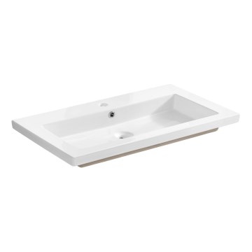 COMAD UM-8070 SPIRIT 80 DP - Lavabo encastrado SPIRIT 46x81 cm blanco