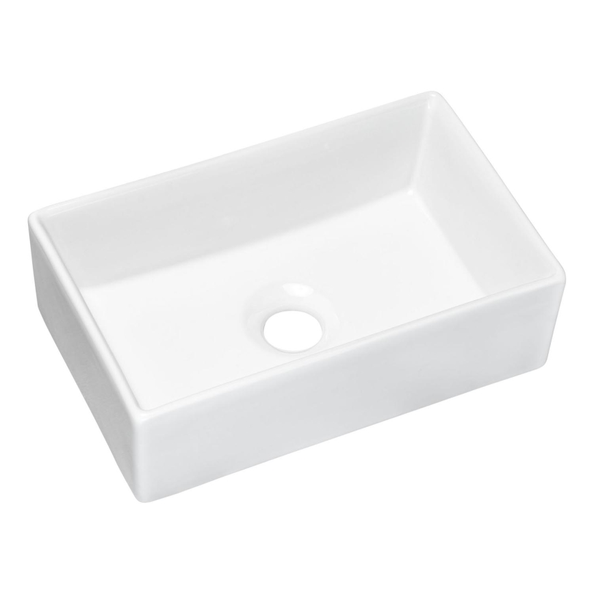 COMAD UN-GAJA35-SW 78570A(35) - Lavabo sobre encimera GAJA 35x22 cm cerámica/blanco brillante