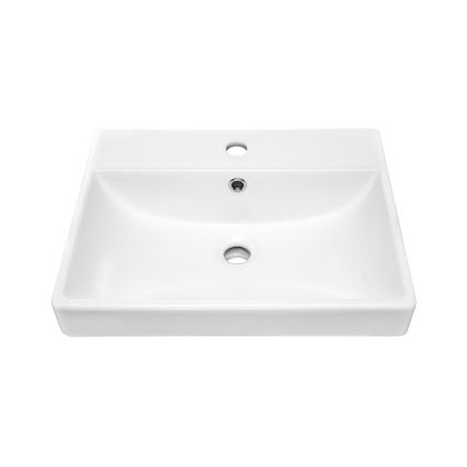 COMAD UN-RITA-GW-50 - Lavabo sobre encimera RITA 50x40 cm cerámica/blanco brillante