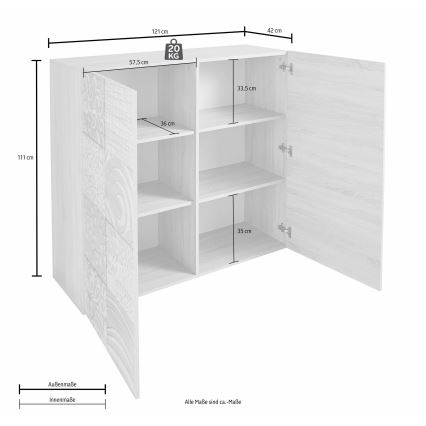 Cómoda ARIA blanca