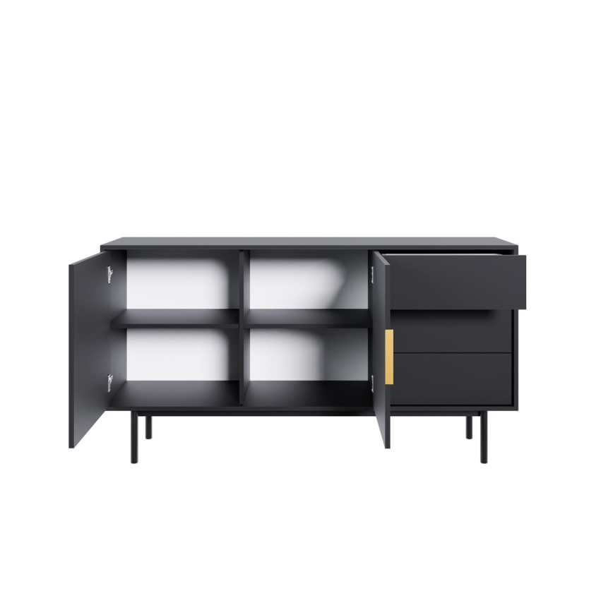 Cómoda ELI 154x82x39 cm negra