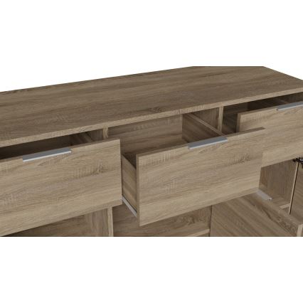 Cómoda HOPE 120x78x35 cm roble Sonoma
