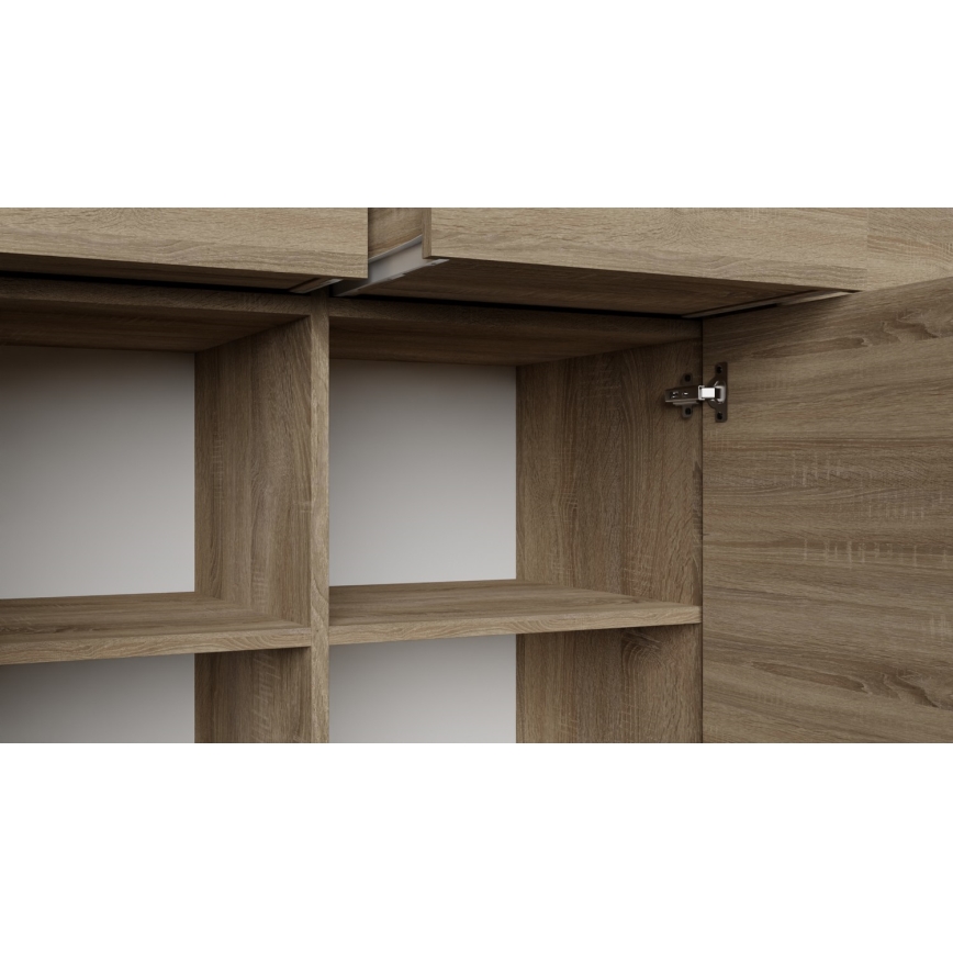 Cómoda HOPE 120x78x35 cm roble Sonoma