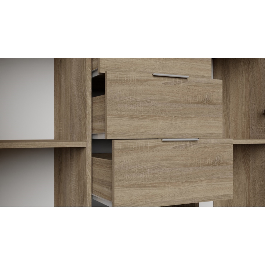 Cómoda HOPE 120x78x35 roble Sonoma
