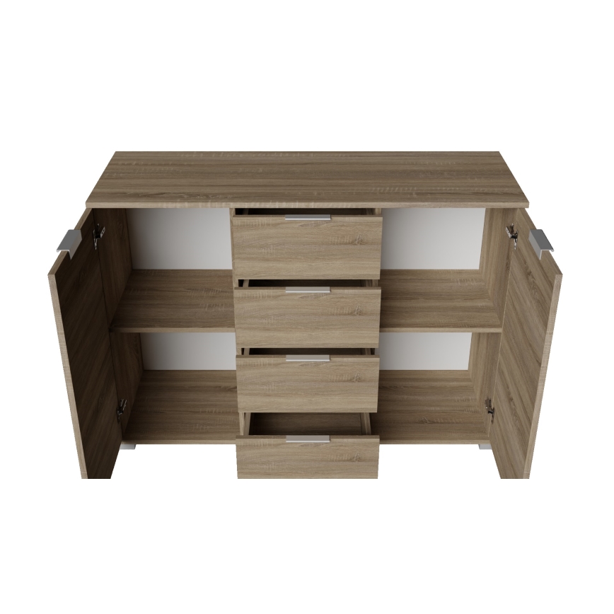 Cómoda HOPE 120x78x35 roble Sonoma